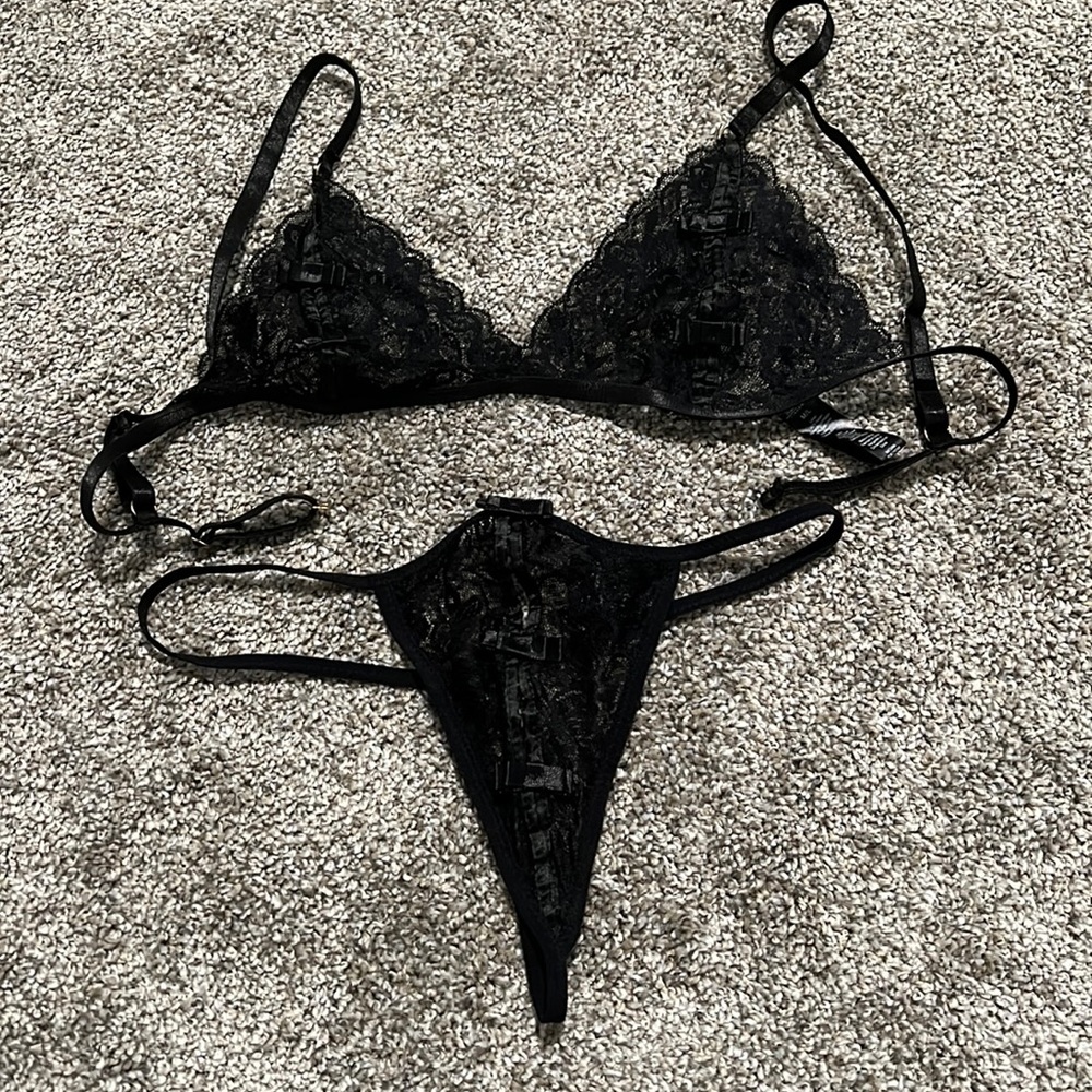 René rofe lace bra and underwear